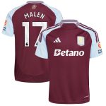 AVFC AVFC AVFC aston villa adidas home shirt 2024-25 with malen 17 printing – Exclusive Aston Villa Collection – Exclusive Aston Villa Collection - Exclusive Aston Villa Collection